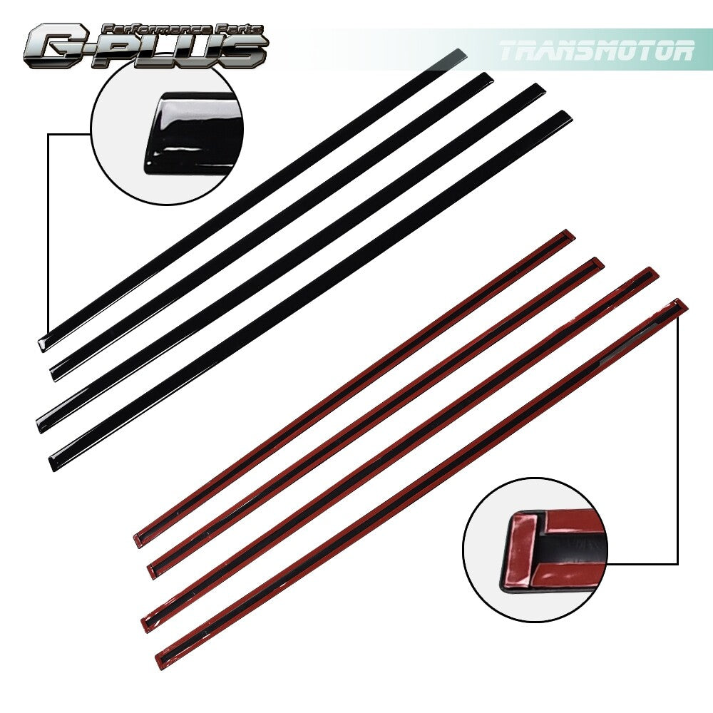 Suitable for 14-18 Silverado/ for Sierra Crew cab body side molding trim kit 4 pieces 1/18