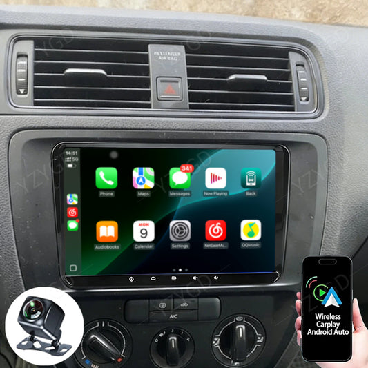 for Volkswagen for Golf Estate 2008-2013 Stereo Carplay Car Radio GPS Navi Screen FM