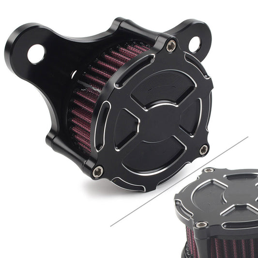 for Harley Touring Electra Road Street Glide 3hole Air Cleaner Red Intake Filter Q