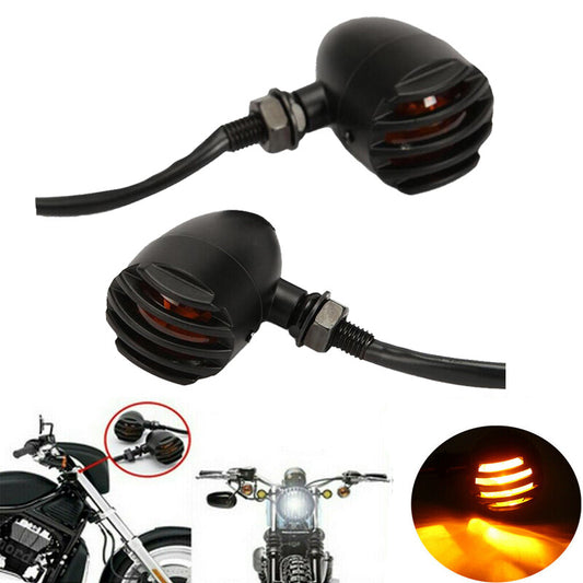 2x for Harley Davidson Sportster 48 XL1200 883 Dirt Bike LED Turn Signal Lights