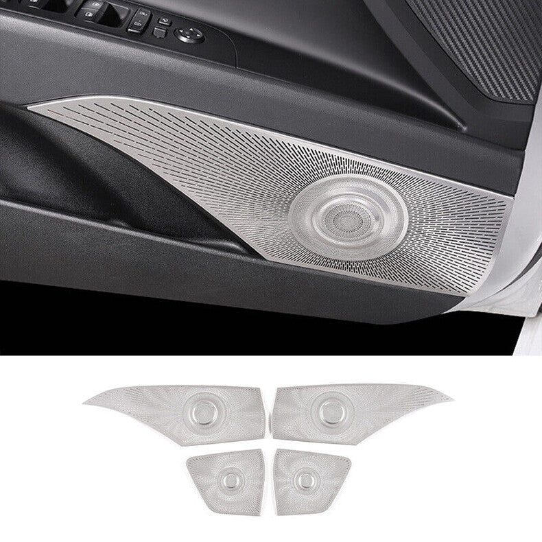 For Silverado 1500 2019-21 Grille LED Light Style Grill Trim 3P v