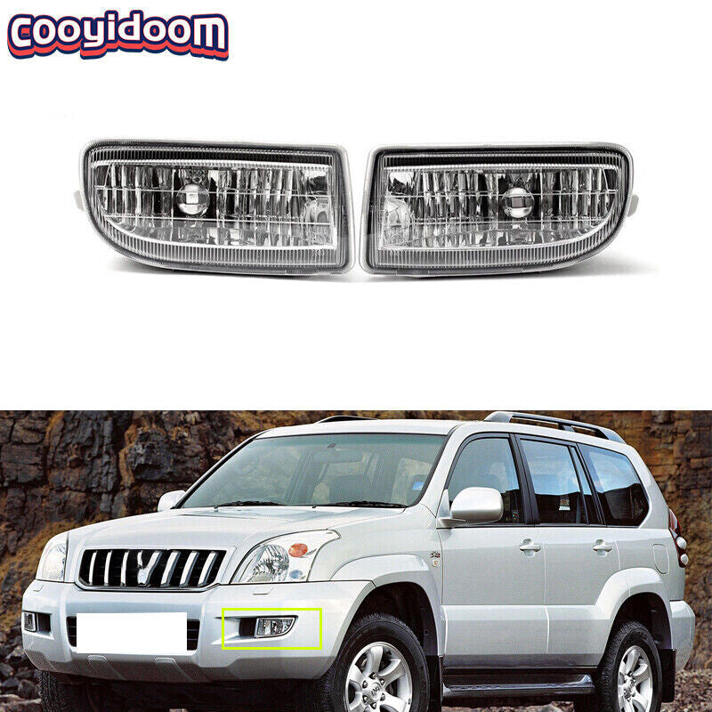 LED Fog Light Fog Lamp With Blubs for Toyota for Land Cruiser 1998-2007 LHRH