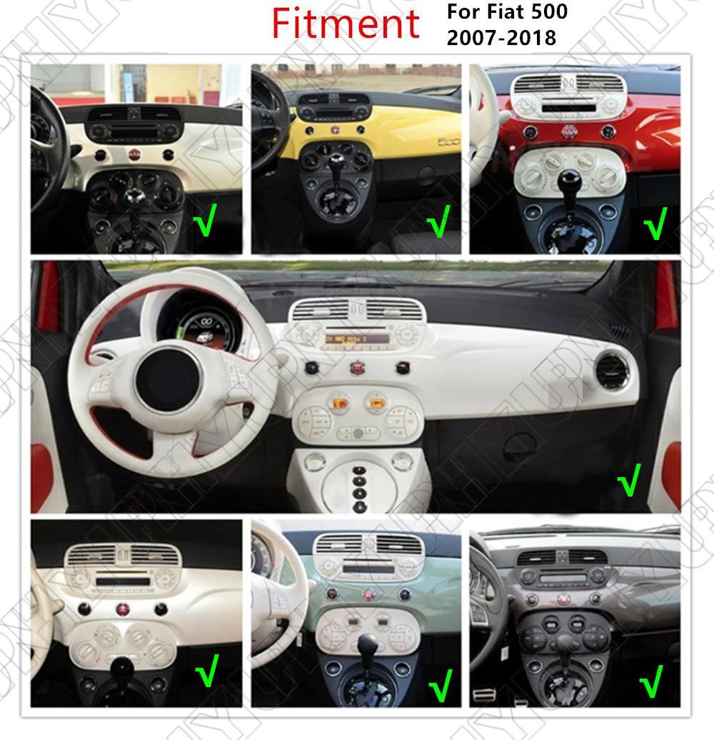6.86 For 2007-18 for Fiat 500 Carplay 4+32GB Stereo Radio GPS Nav Wifi FM BT Player