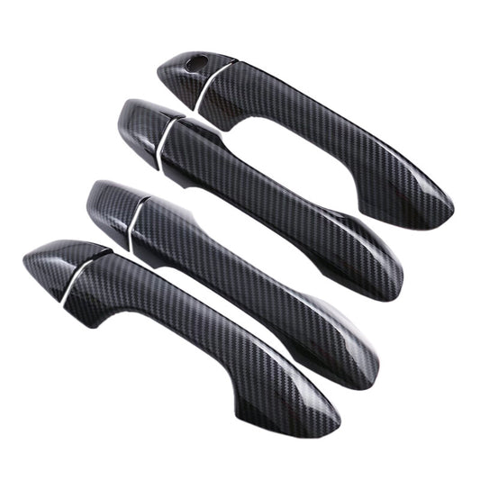 Carbon Fiber Style Door Handle Covers Fit for for Kia 2016-2020 v
