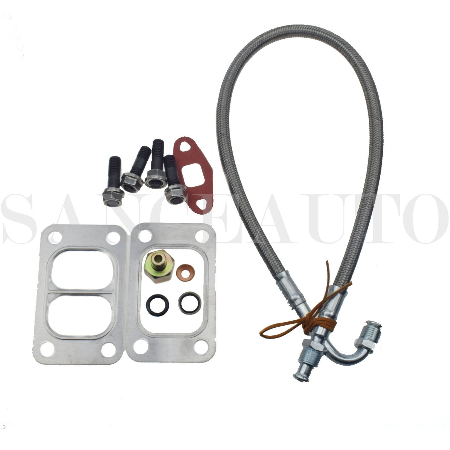 Turbine oil inlet pipe for Dodge for Ram 5.9L 12V 89-98 with connector kit - n