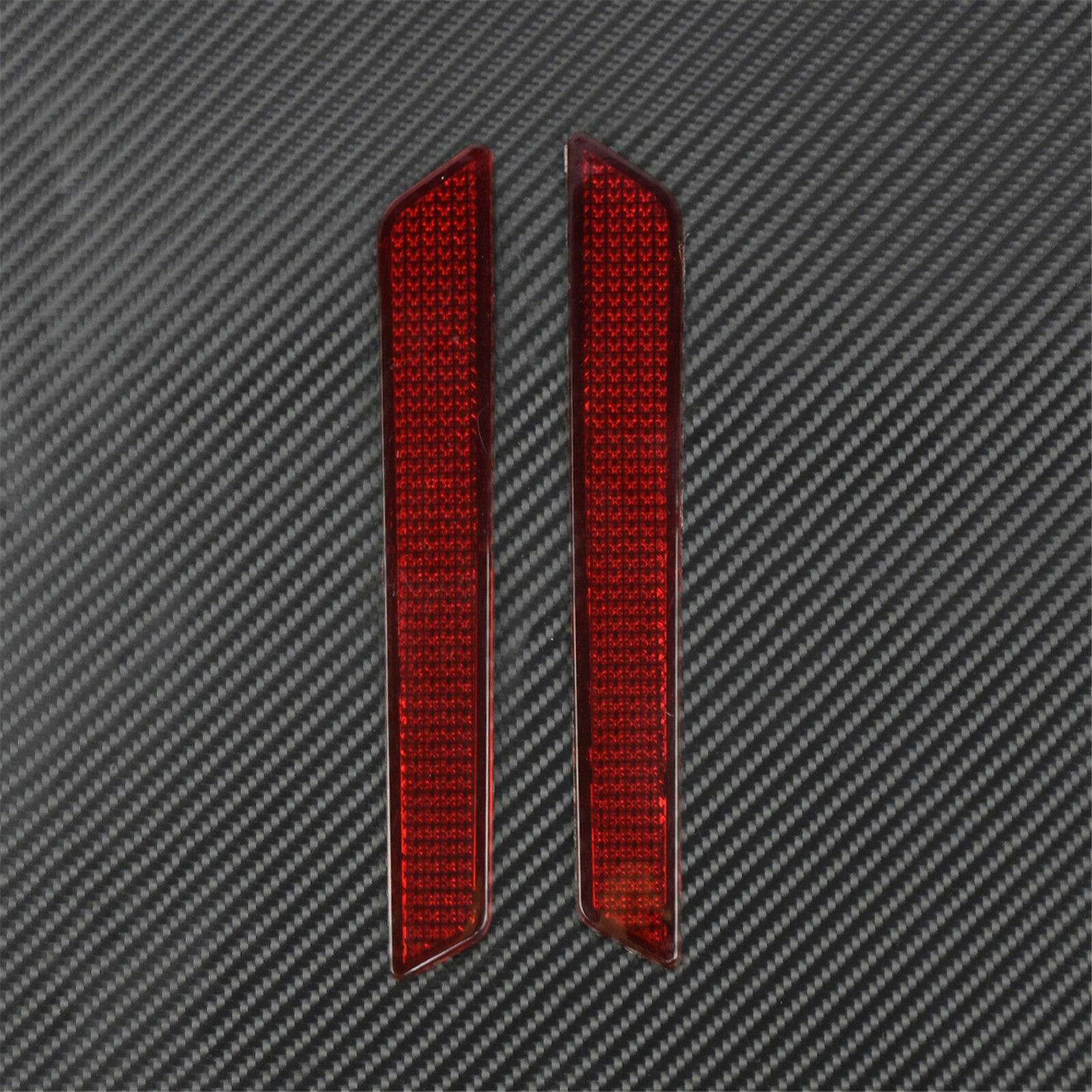 Red Saddlebag Guard Latch Cover Reflectors Fit For Touring Road Glide 2014-19 Q