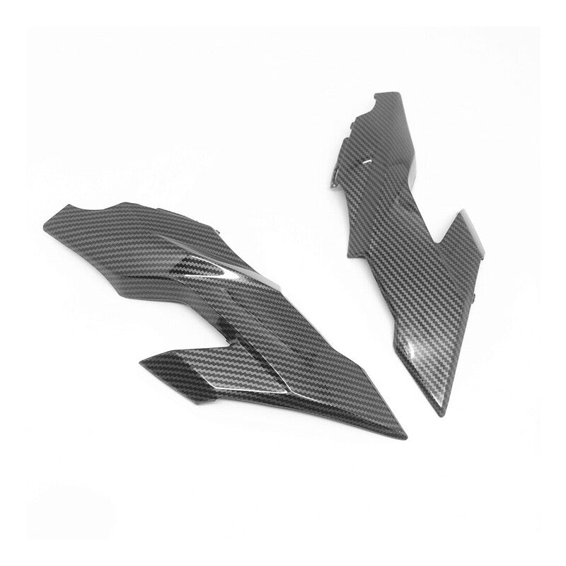 Carbon fiber headlight side fairings are suitable for Honda CB650F 2016, 2017, and 2018 models.