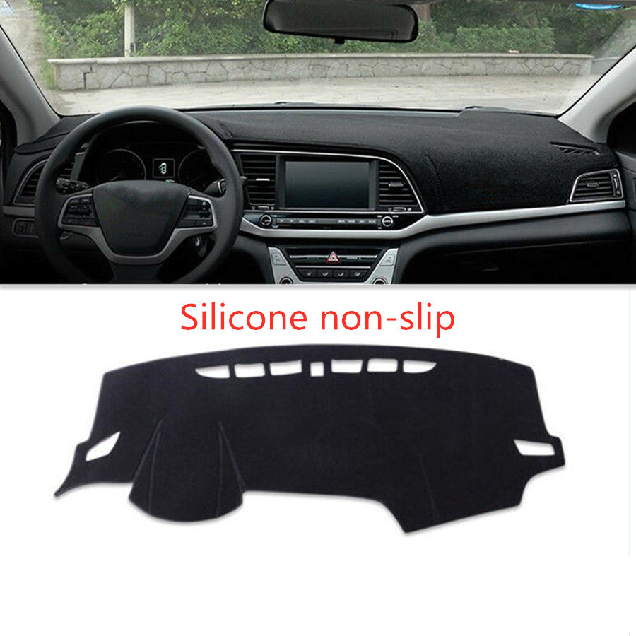 for Hyundai for Elantra 2017- 2020 Black Dashboard Dash Mat DashMat Sun Cover v