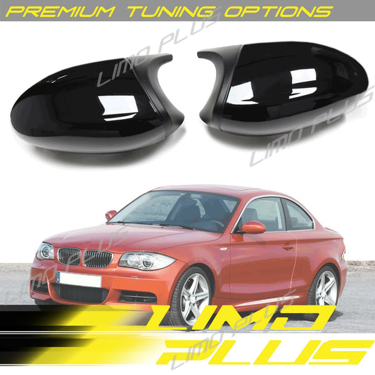 M3 Style Gloss Black Side Mirror Covers for E90 E91 E92 E93 Pre-LCI v