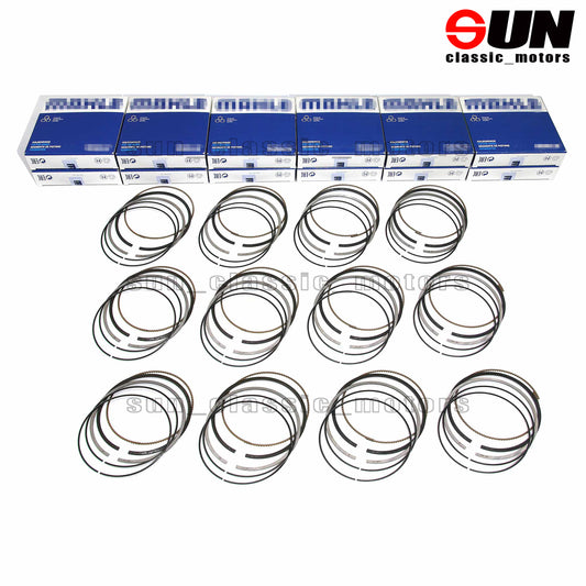 12-Piece Piston Ring Set STD for Bentley Flying Spur GT 6.0T W12 BWR CKH-