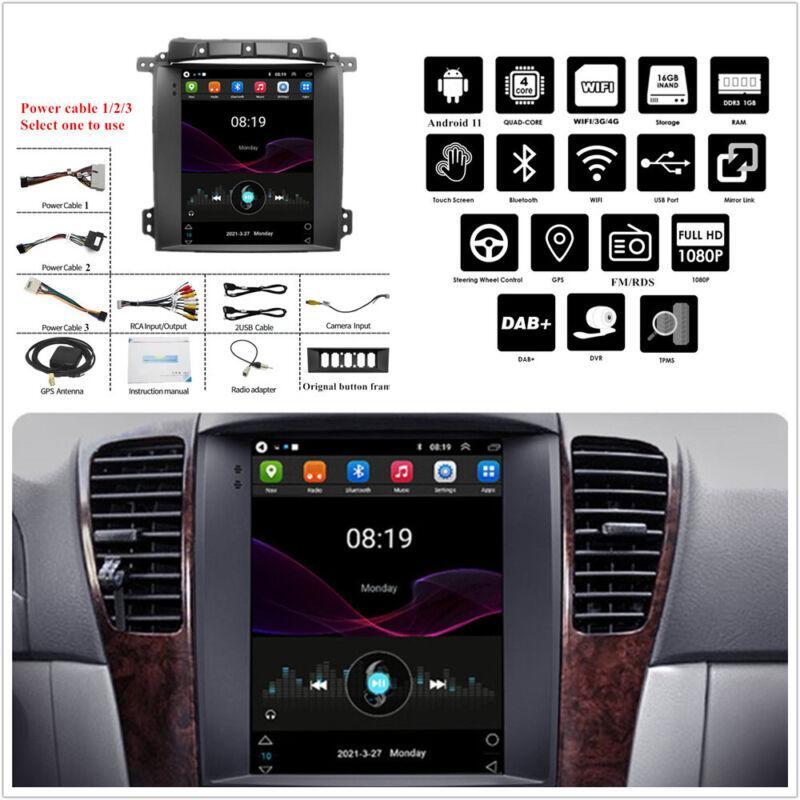 Radio, GPS, Navi RDS, 9.7-inch vertical Android 11 car stereo for 2002-2006 for Kia Sorento. n