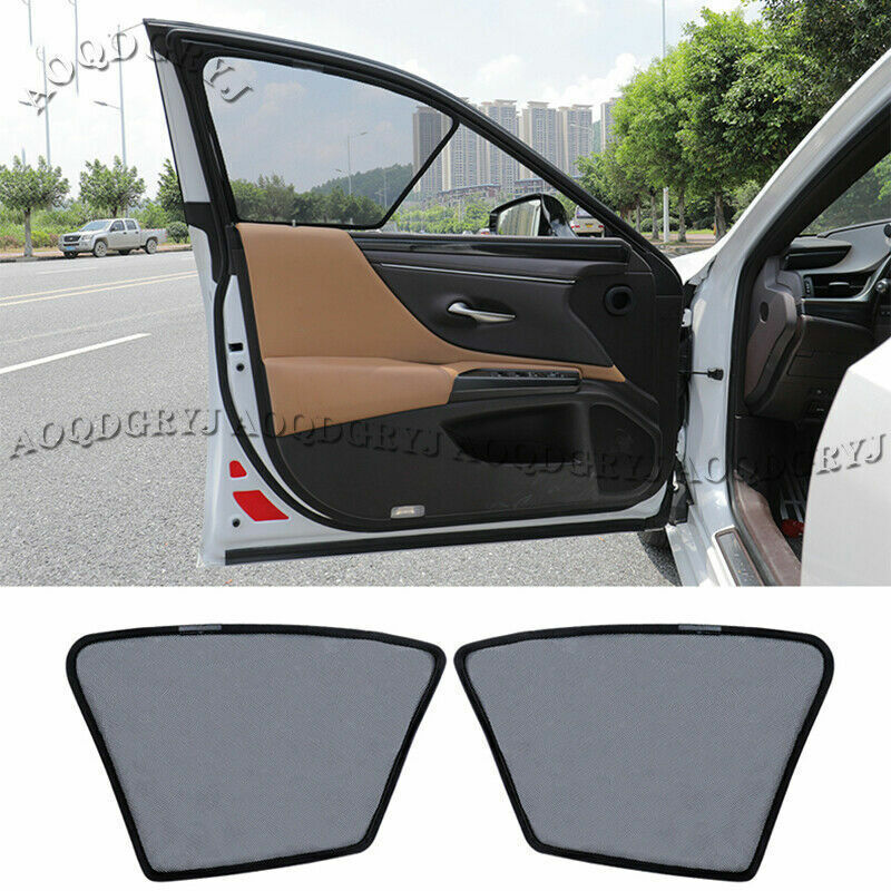 4x for Lexus ES350 ES300h ES250 2019-22 Window Sun Shade Shield Blind Mesh Trim