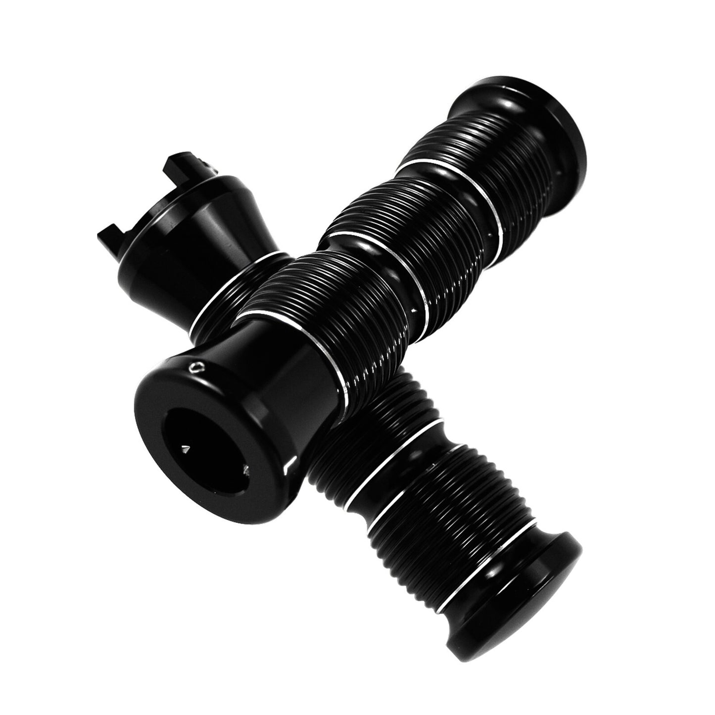 7/8inch 22mm Black Handlebars Hand Grips Fit For Indian Scout Bobber 2015-2022