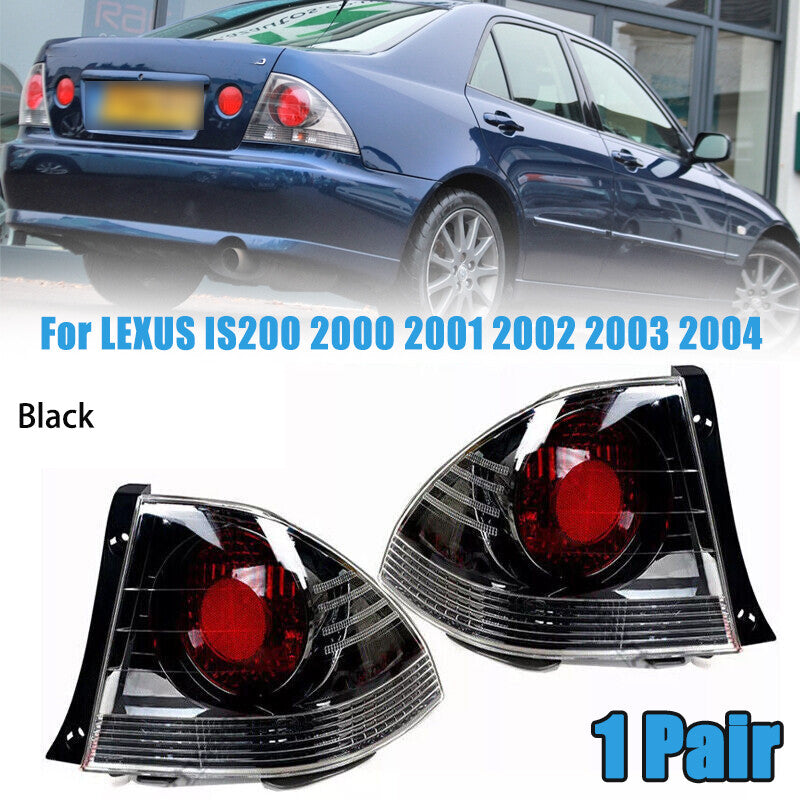 1 Pair Rear Side Tail Light Brake Lamp Without Bulb For 2000-2004 for LEXUS IS200