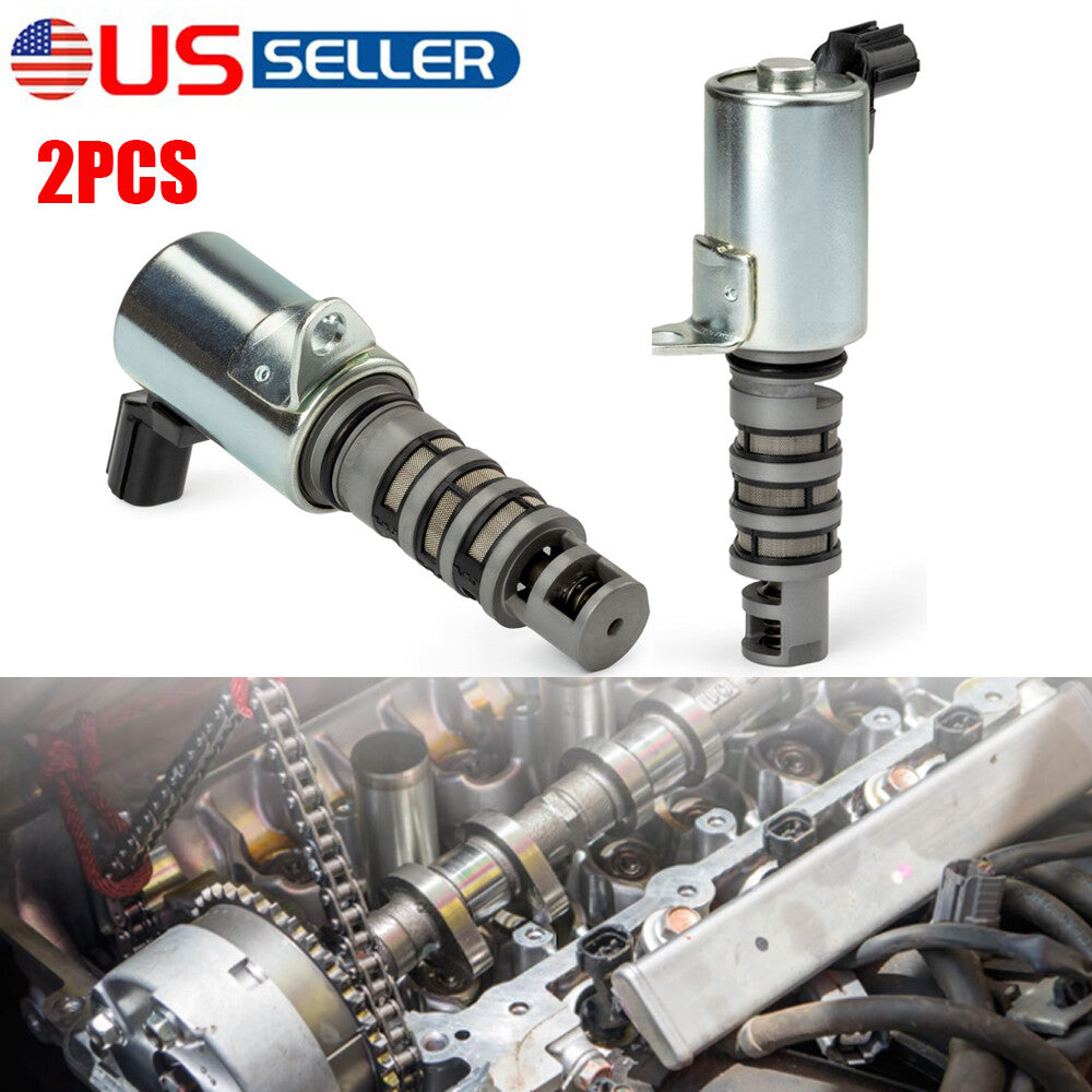 2 x VVT oil variable valve timing solenoid valves suitable for Honda Accord 15830-RBB-003- v