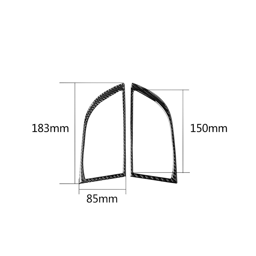 Carbon Fiber Floor Console Storage Button Panel Cover Trim for LEXUS RX330 RX350 v
