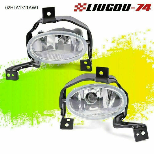 Transparent anti-collision fog lights 2X + switch + wiring suitable for Honda CR-V 2010-2011, new.