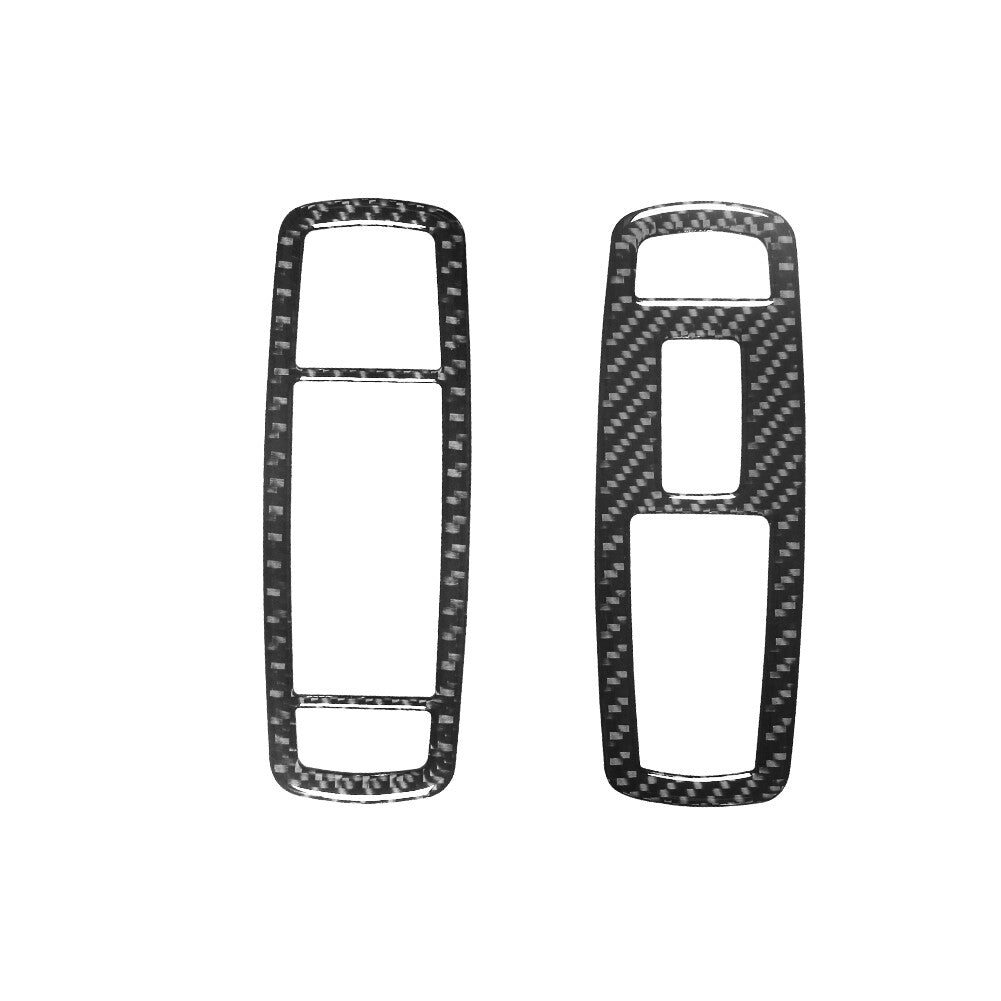 Car Headlight Trim Cover Decor Carbon Fiber for Dodge for Challenger 2015-2020 v