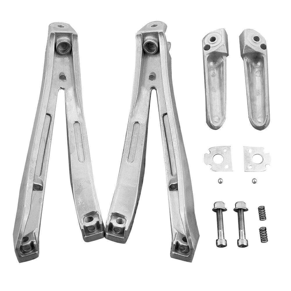 for YAMAHA 04 05 06 07 08 YZF R1 Passenger Rear Footrests Footpegs Brackets Q