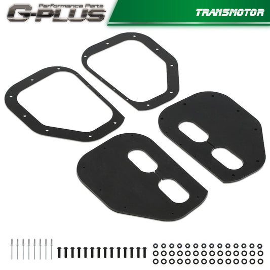 Fit For Humvee for Hummer H1 ECV M998 M1045 M1114 M1151 M1123 Range Hood Rubber Seal Kit - v