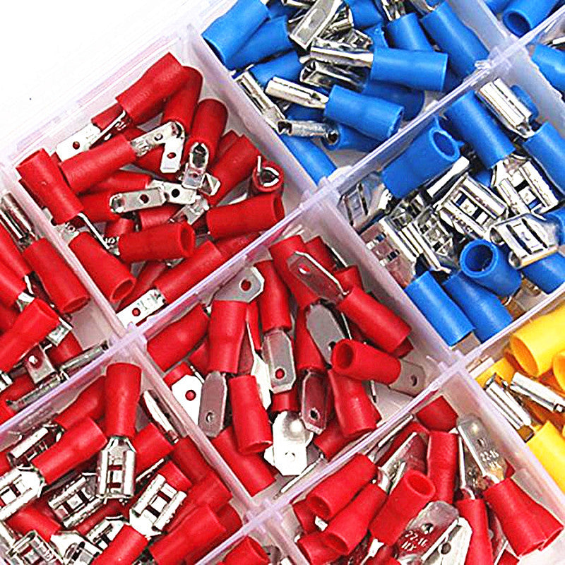 Car Wire Butt Connector 280pcs Crimp Spade Terminal Insulated Electrical Splice