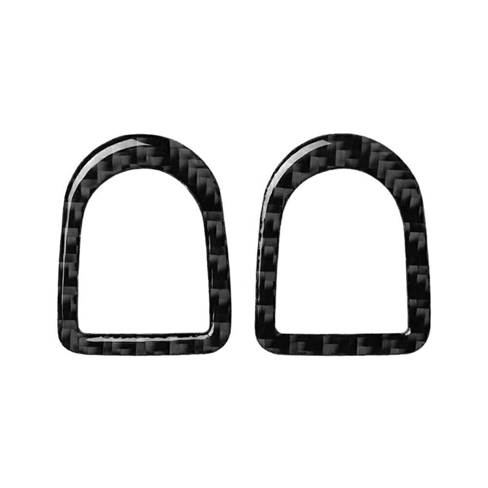 Fit for Ford for Mustang 2009-2013 2010 11 Carbon Fiber Door Lock Pins Frame Cover Trims