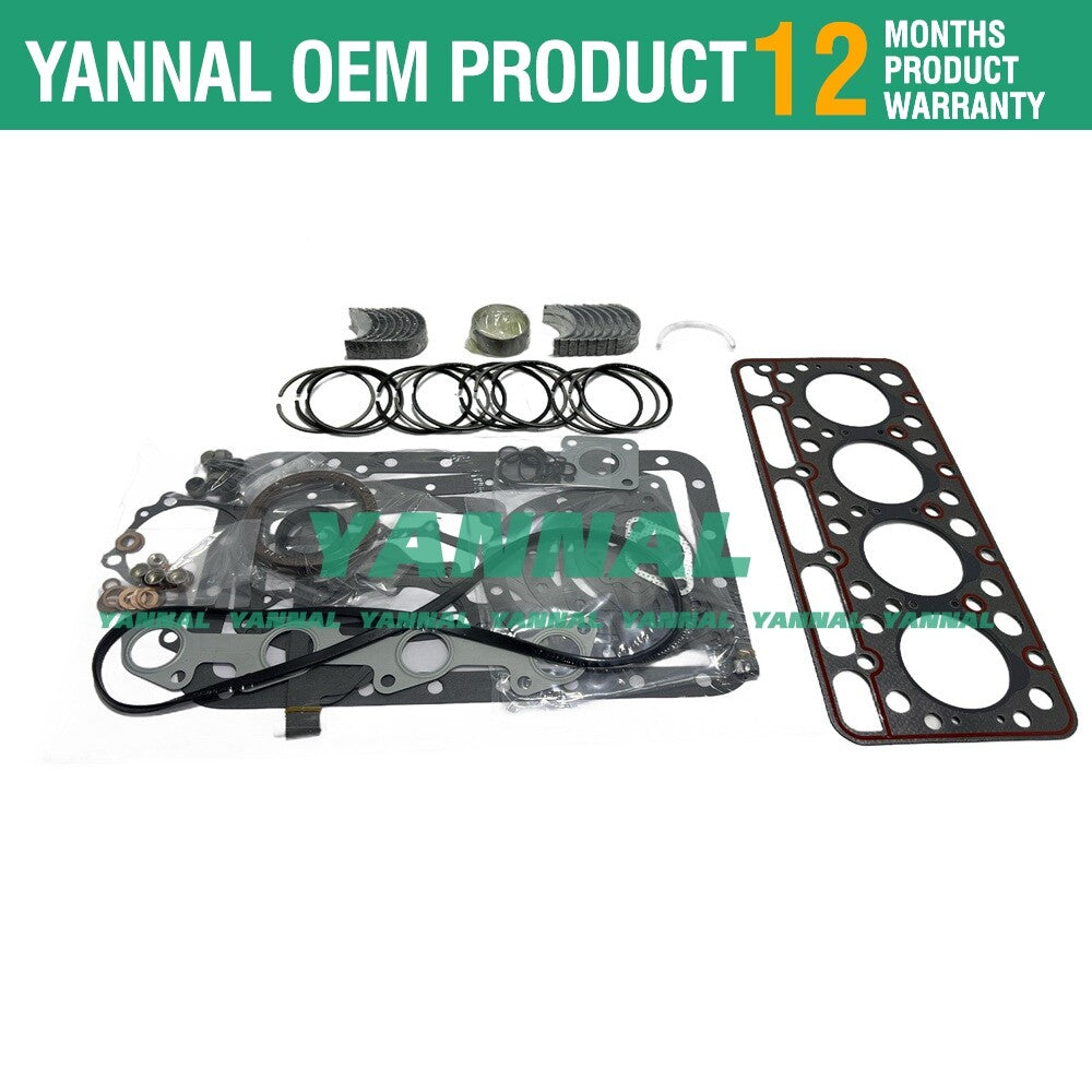Overhaul and rebuild kit suitable for V1501 engine tractors B2910 B7820 L345-
