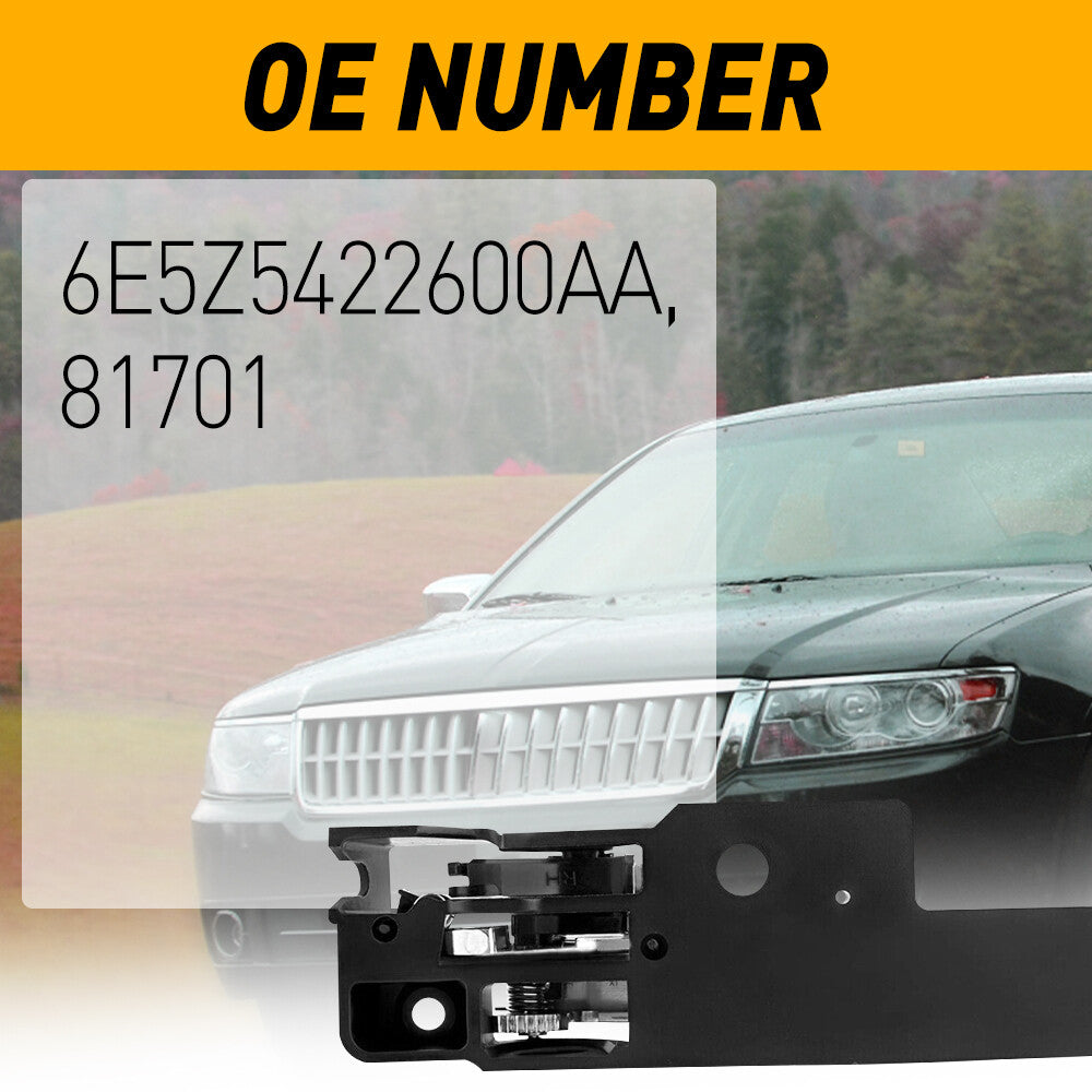 Applicable to for Ford Fusion 2006 - 2012, front interior door handle, right passenger side, right-hand side.