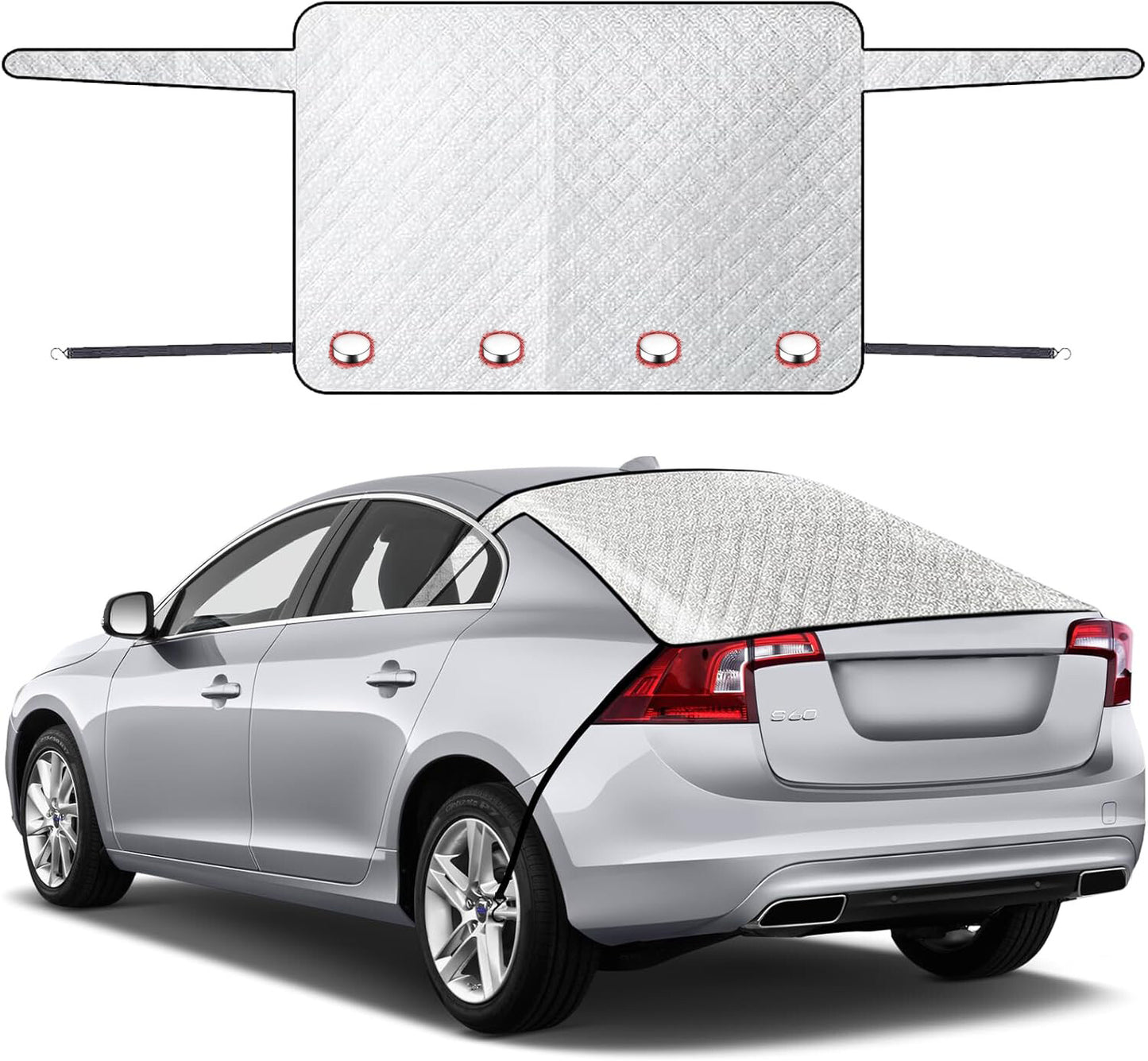Magnetic for Honda Car Sedan Frost Ice Dust Guard Rear Windshield Snow Cover Q