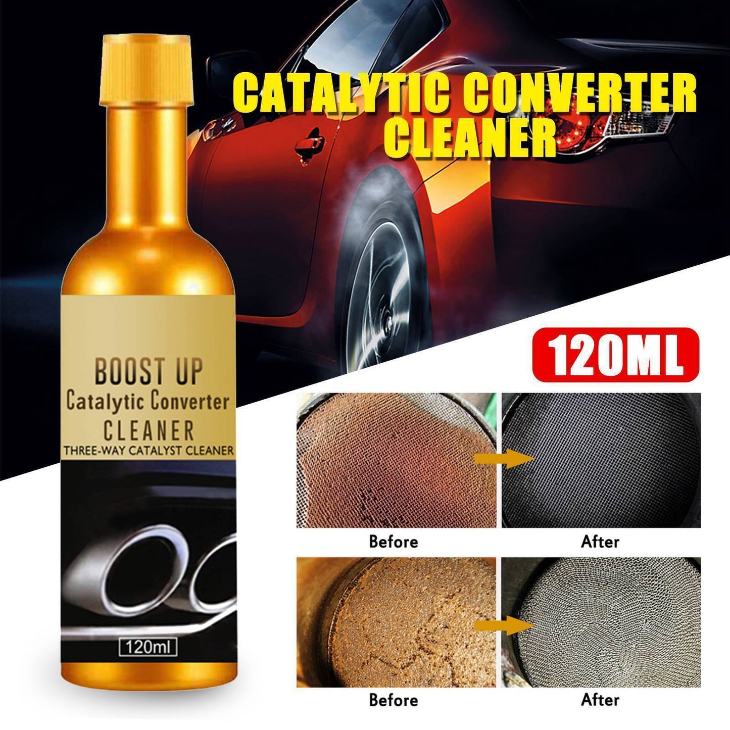 Multipurpose Boost Up Vehicle Engine Catalytic Converter Cleaner Deep Cleaning