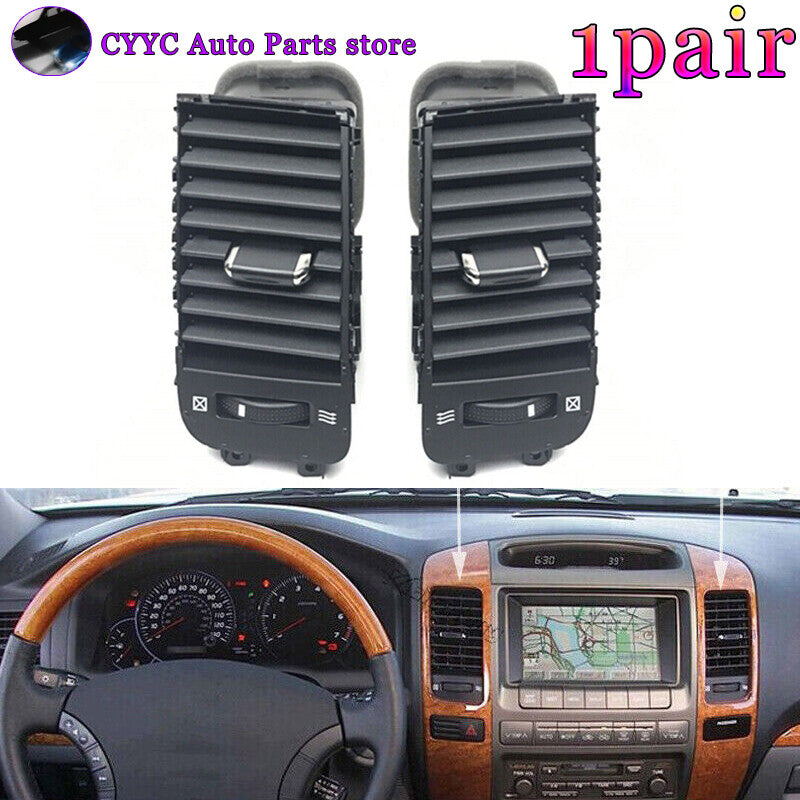 Pair for Toyota for Land Cruiser Prado 120 for Lexus GX470 2003-09 Air conditioner Vent