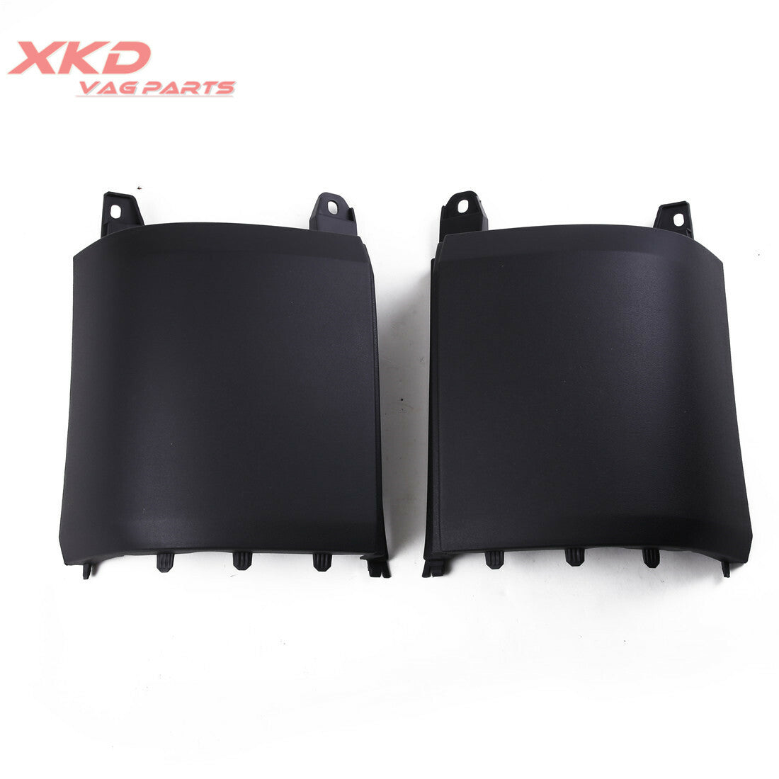 R&L Black Corner Piece Rear Panel Bumper Corner Fit For Transporter 7E0807322B Q