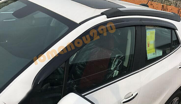 for Buick Encore 2013-23 smoke Window Visor Vent Sun Shade Rain Guard Door Visor