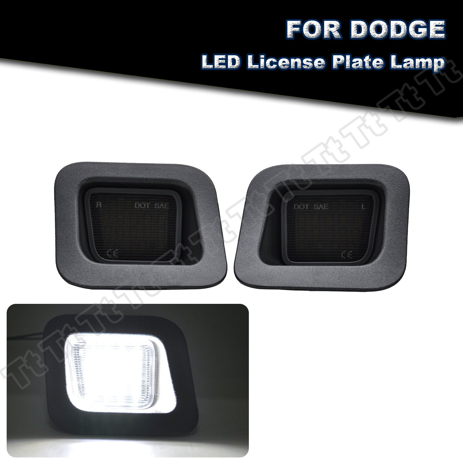 2 bright LED white light bulbs 2003 - 18 Jade Light for Ram 1500 2500 3500 Q