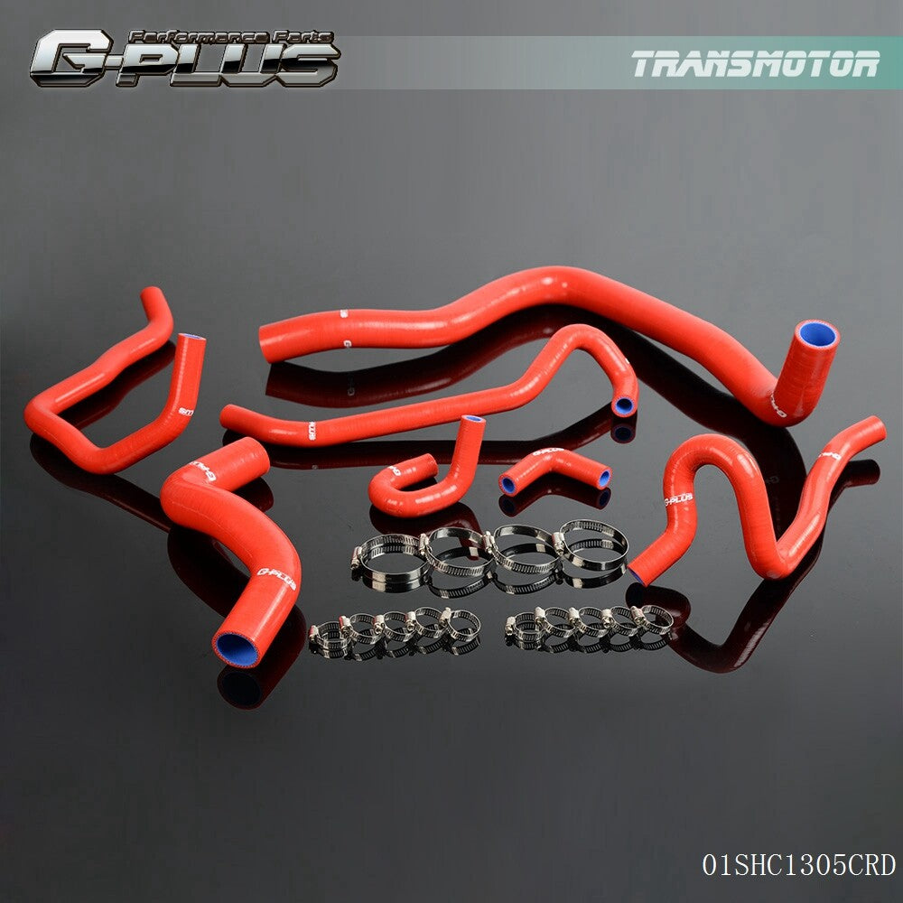 Fits for Honda 1997 - 2000 Accord CF4 CL1 SIR / T Silicone Radiator Hose Red - v