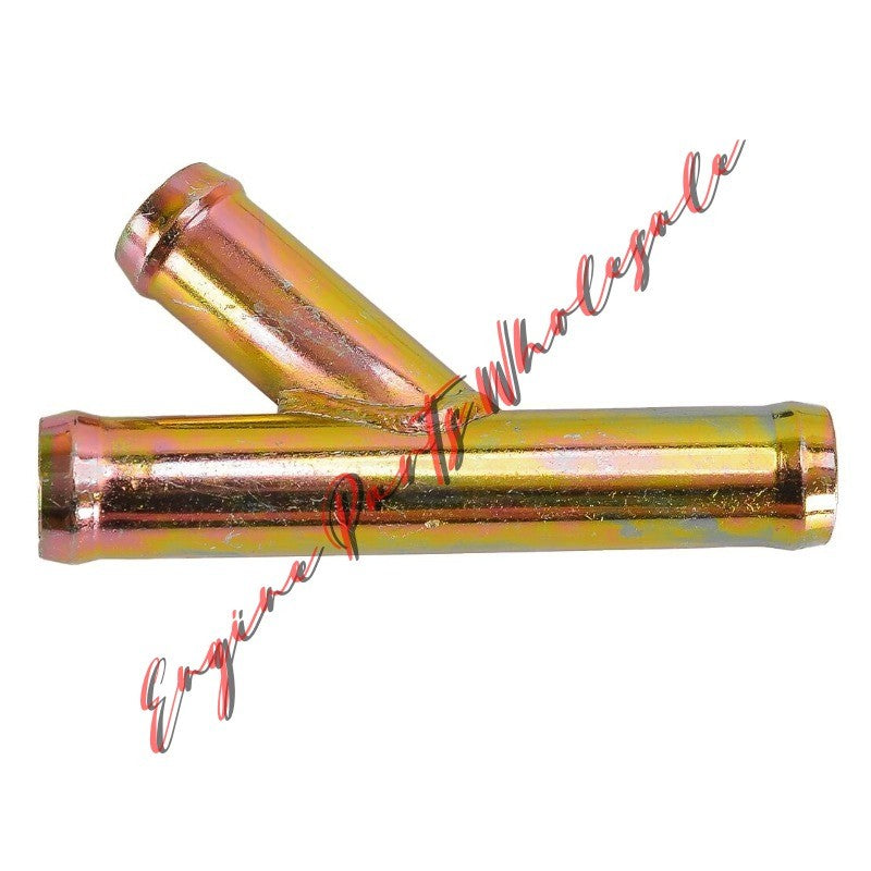 3/8 in 10mm Y Wye Heater Hose Connector Water Pipe Coolant Fitting Adapter car Q
