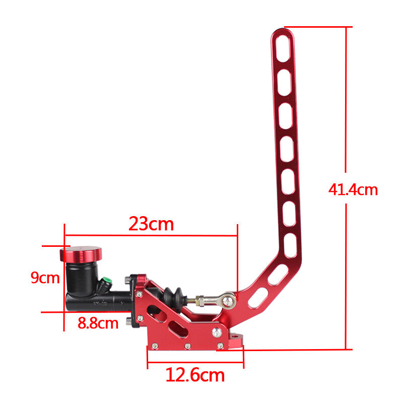 Silver Aluminum Hydraulic Drift E-Brake Racing Parking Handbrake Lever Gear Kit Q