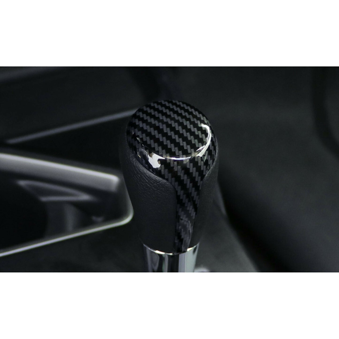 for Kia Seltos 2020-2023 Carbon Fiber Color Headlight Switch Button Frame Trim v