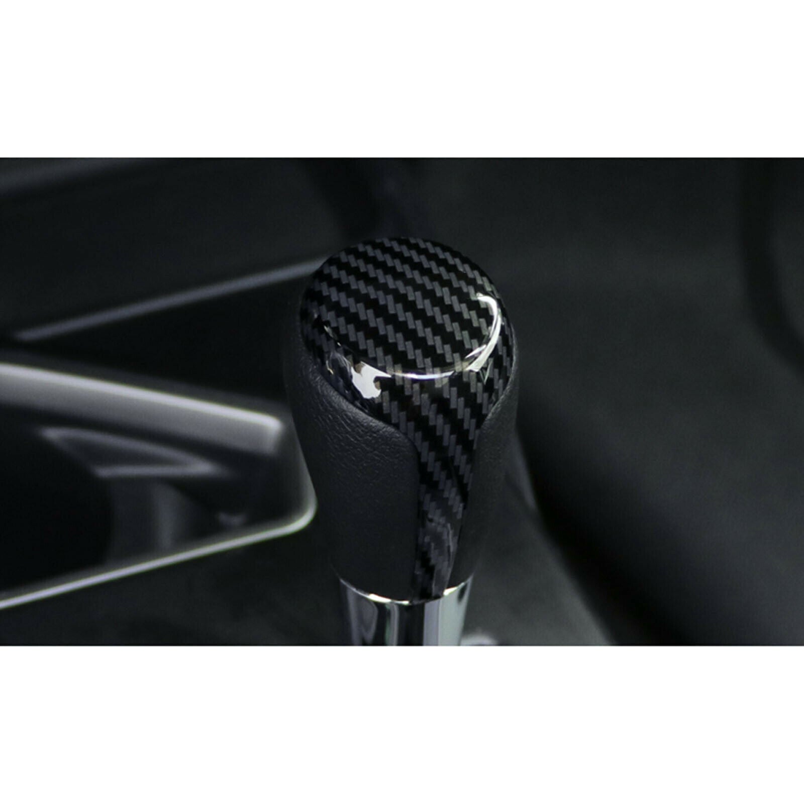 for Kia Seltos 2020-2023 Carbon Fiber Color Headlight Switch Button Frame Trim v
