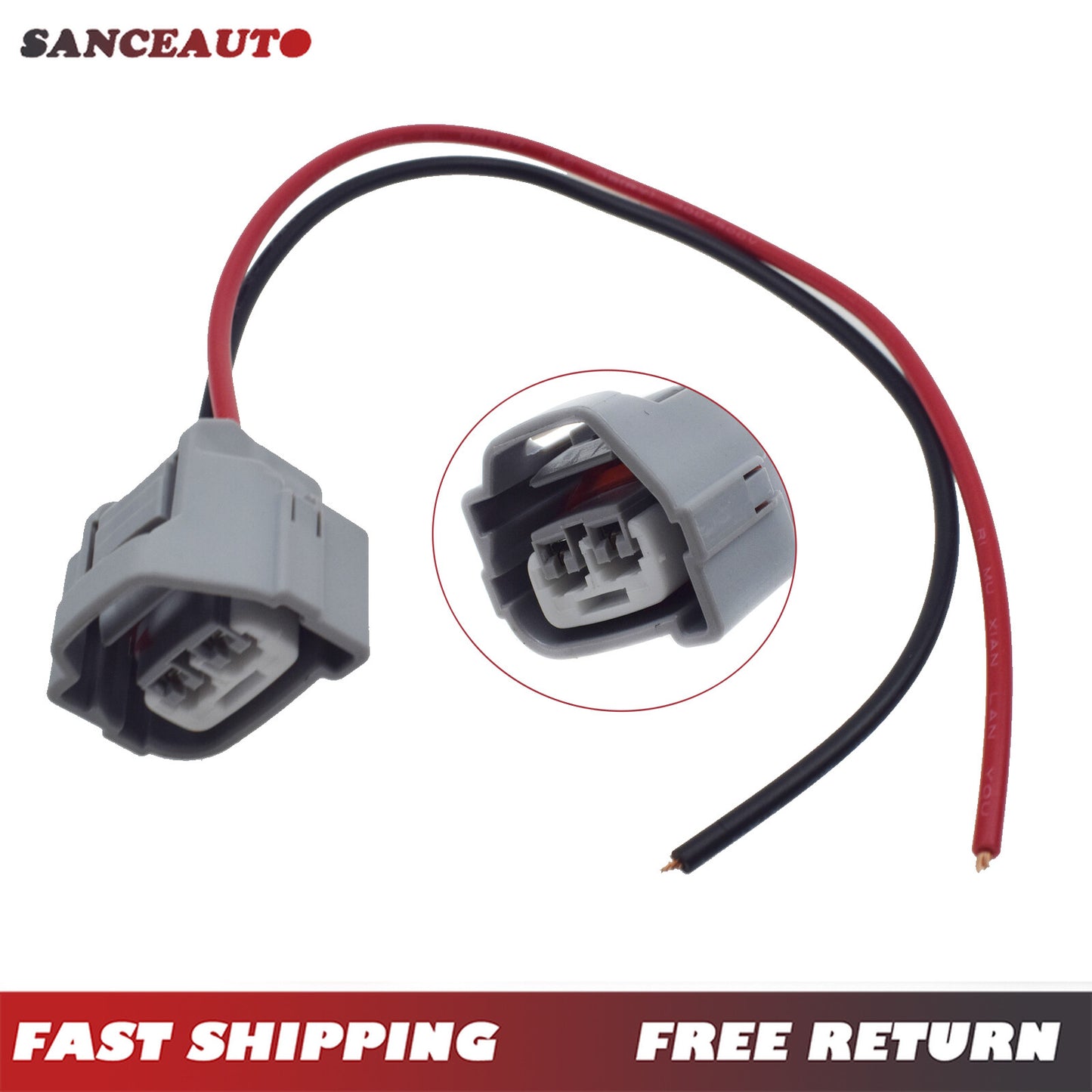 Bidirectional 2-pin ignition coil plug connector suitable for 2001-05 Modern Accent 90980-10901- n