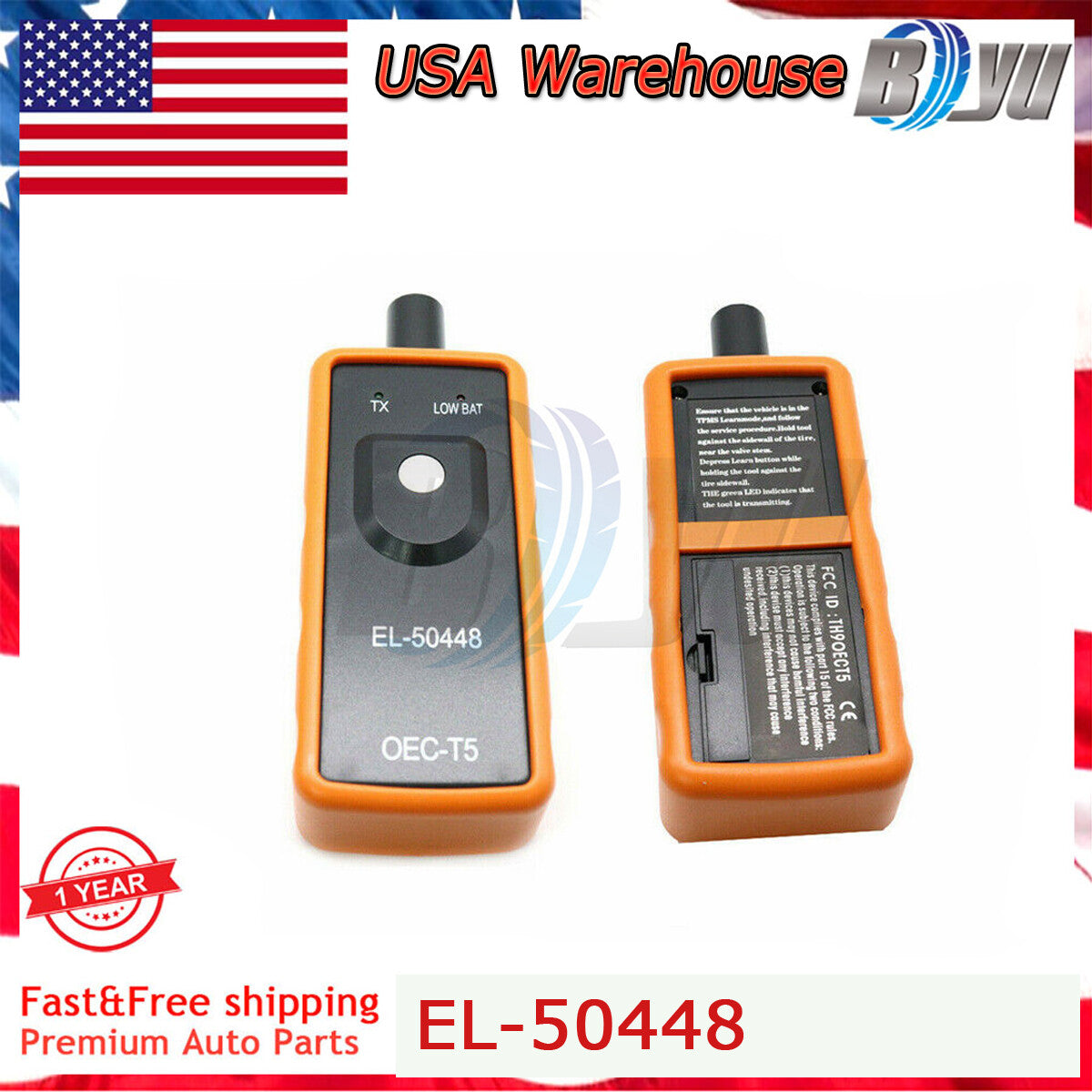 TPMS Relearn Car Reset Tool EL-50448 OEC-T5 Tire Pressure Monitor Sensor For GM