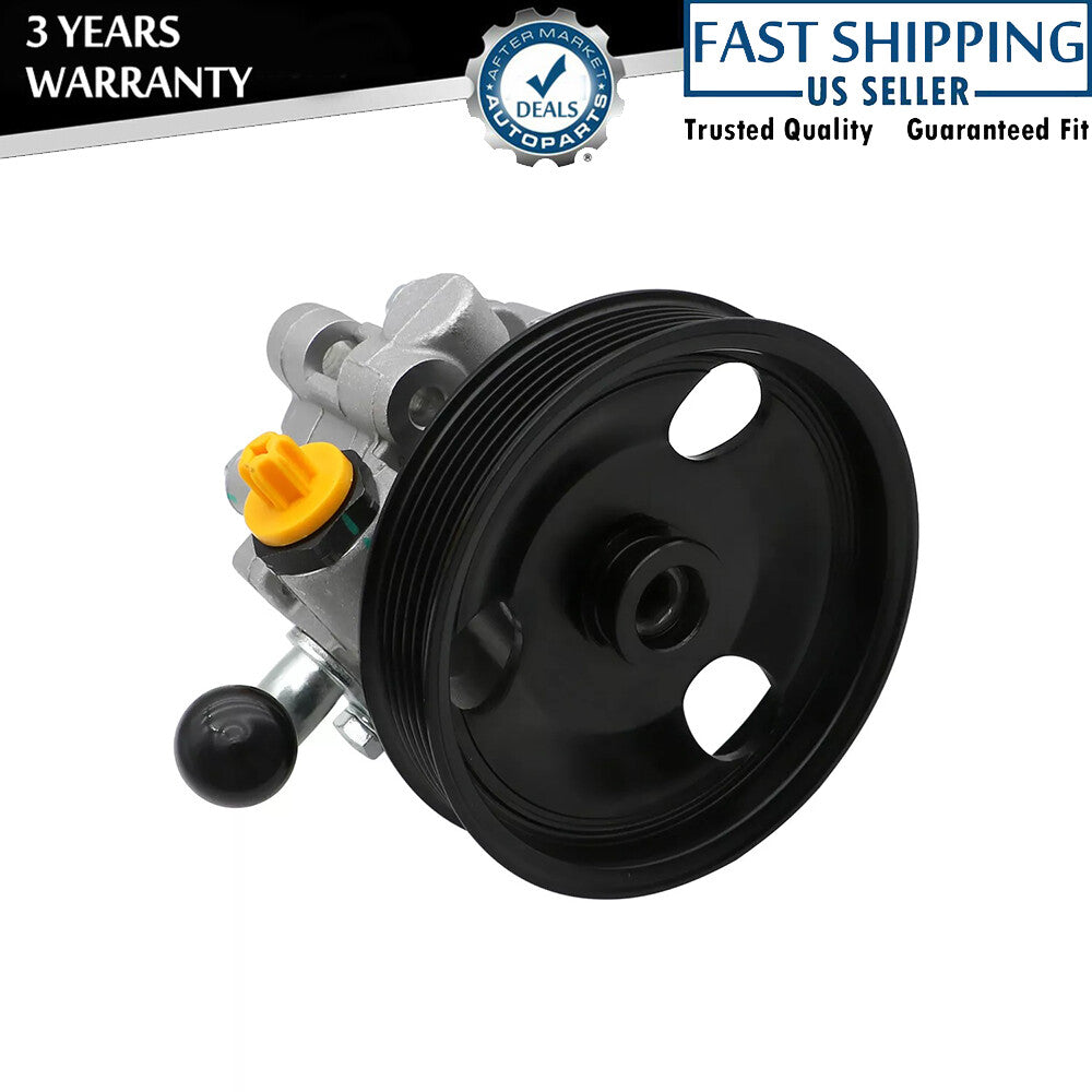 Compatible with for Dodge for Challenger Charger Magnum for Chrysler 300 Power Steering Pump with Roller Q