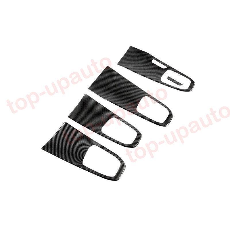 for Kia Sorento 2021-2023 ABS carbon Interior Door Handle Panel Cover Trim 4PCS