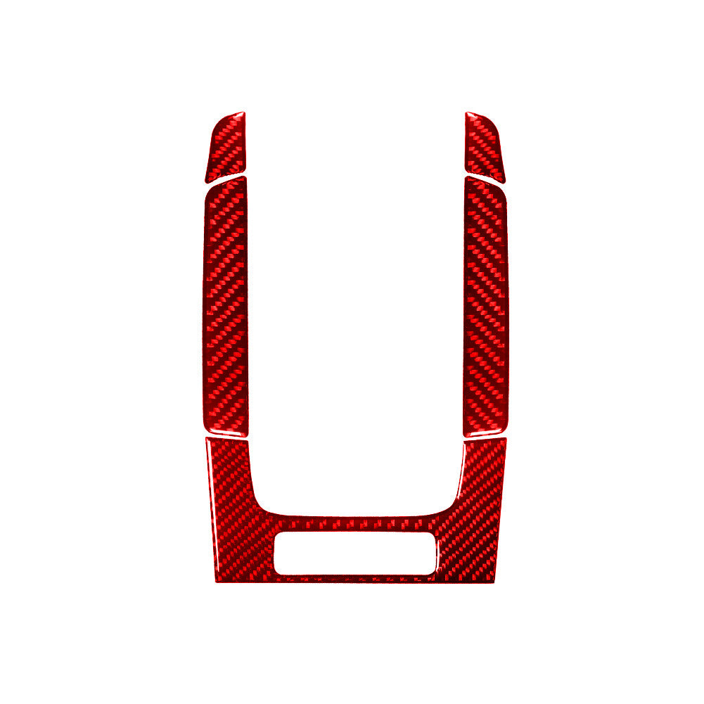 Red Carbon Fiber Passenger Glove Box Latch Cover For Colorado 04-12/ for Canyon 05-12 v