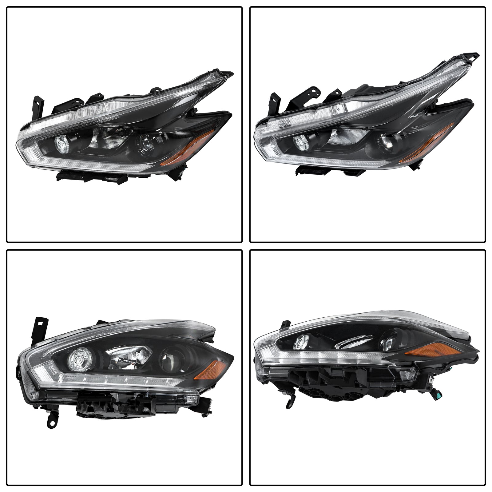 Suitable for 2018 Murano headlight assembly LH side halogen LED DRL- n