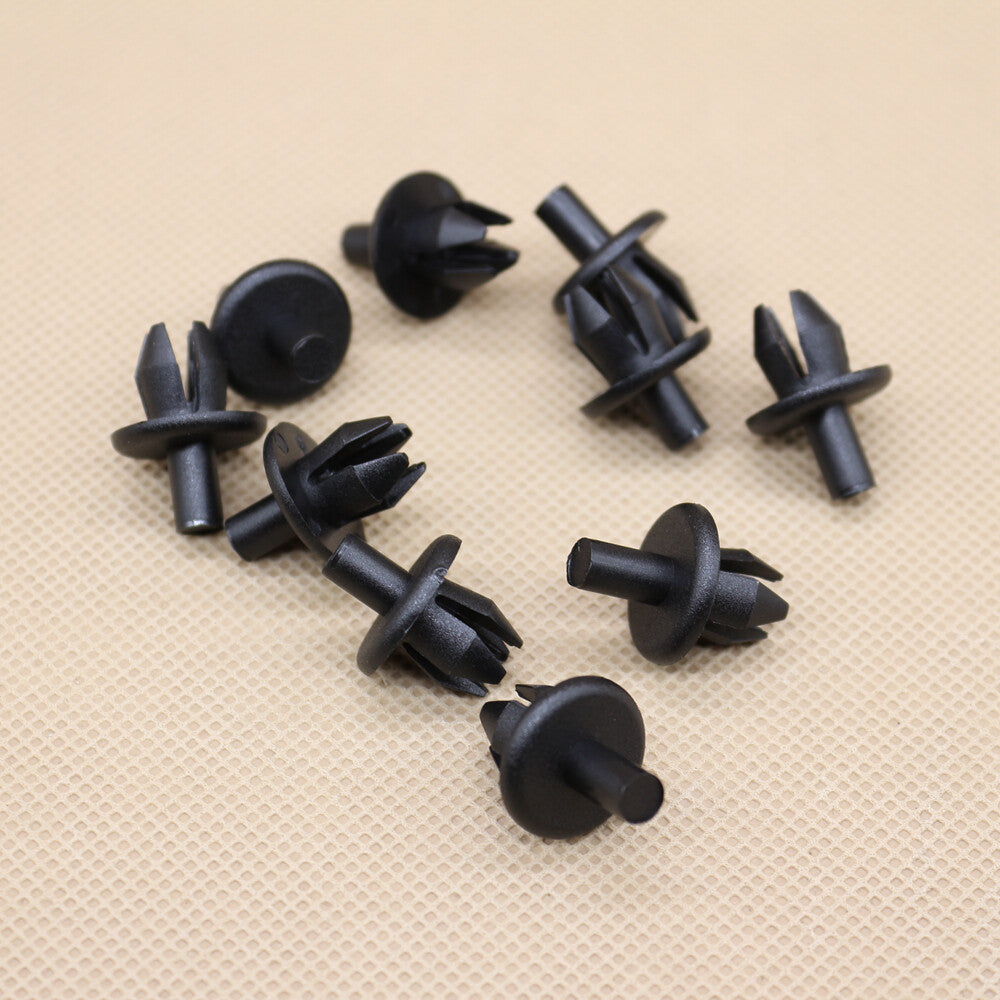 10 Expanding Rivet 8mm Hole Panel Trim Fit Radiator Grille, Bumper, Splash Guard