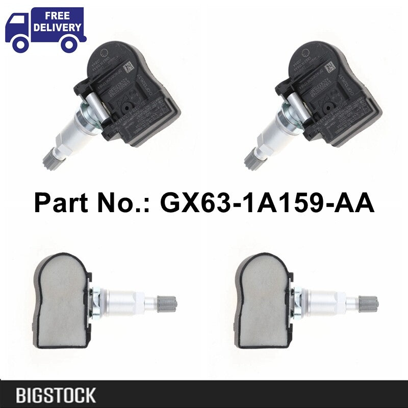 4PCS TPMS GX63-1A159-AA Tire Pressure Sensor Fit for Jaguar for Land Rover 433MHz