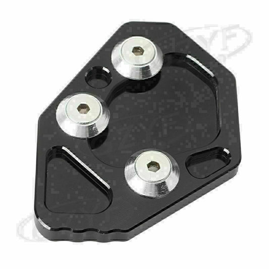 for BMW K1200S/R K1300S/R Black Enlarge Side Stand Kickstand Foot Plate Pad Q