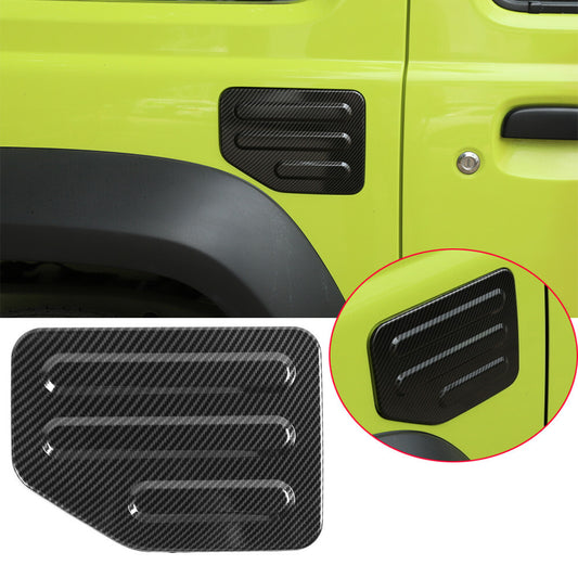 Carbon Fiber ABS Door Fuel Tank Gas Lid Filler Cover for Suzuki for Jimny 2019-2022