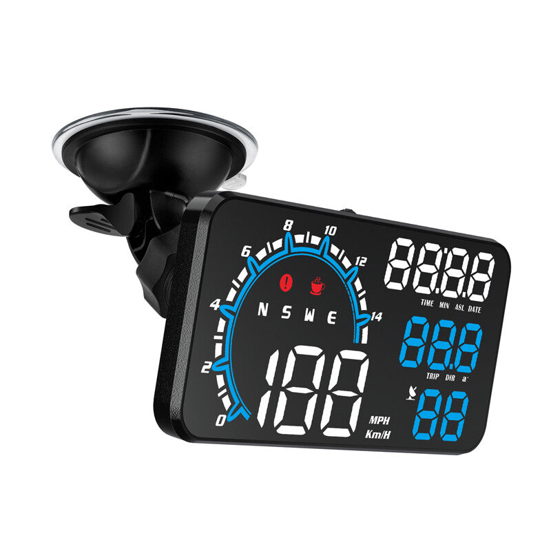 5.5inch Digital GPS Speedometer Car HUD Head Up Display MPH Overspeed Alarm v